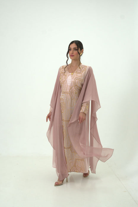 Blush Zahra Embellished Dress
