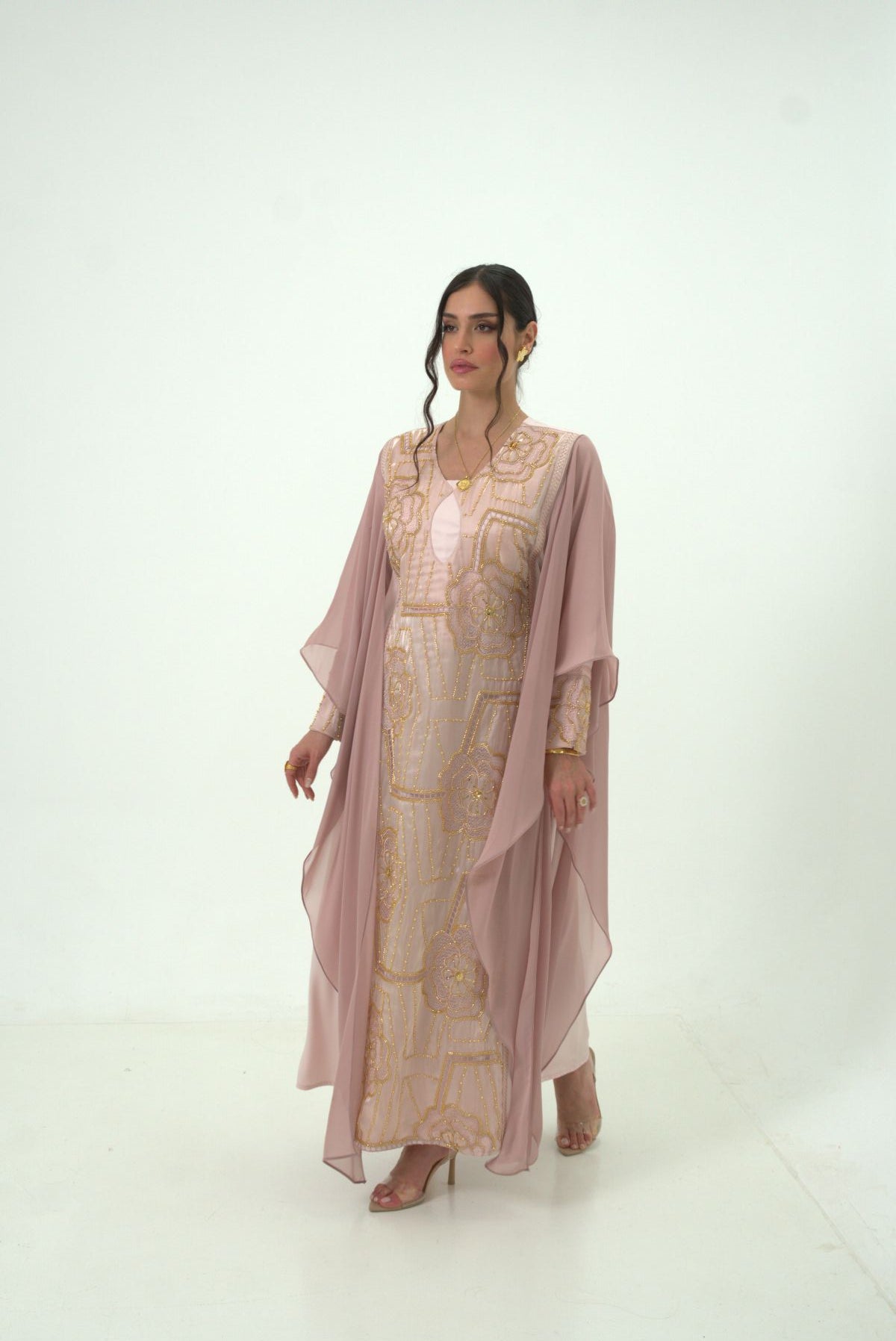 Blush Zahra Embellished Dress