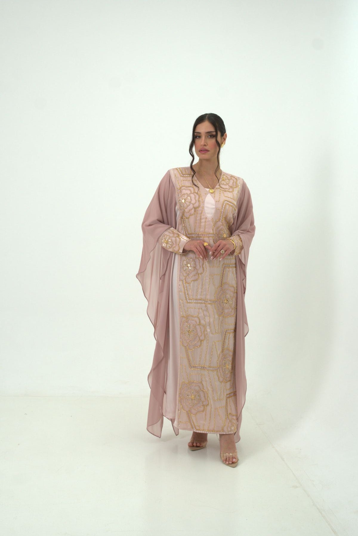 Blush Zahra Embellished Dress