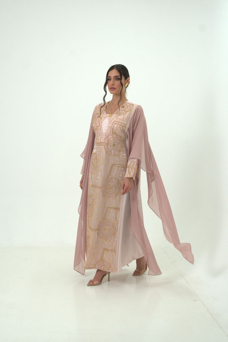 Blush Zahra Embellished Dress