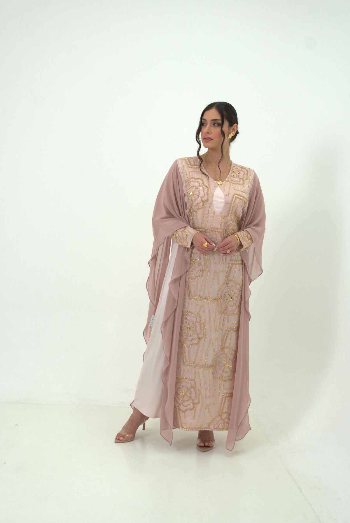 Blush Zahra Embellished Dress