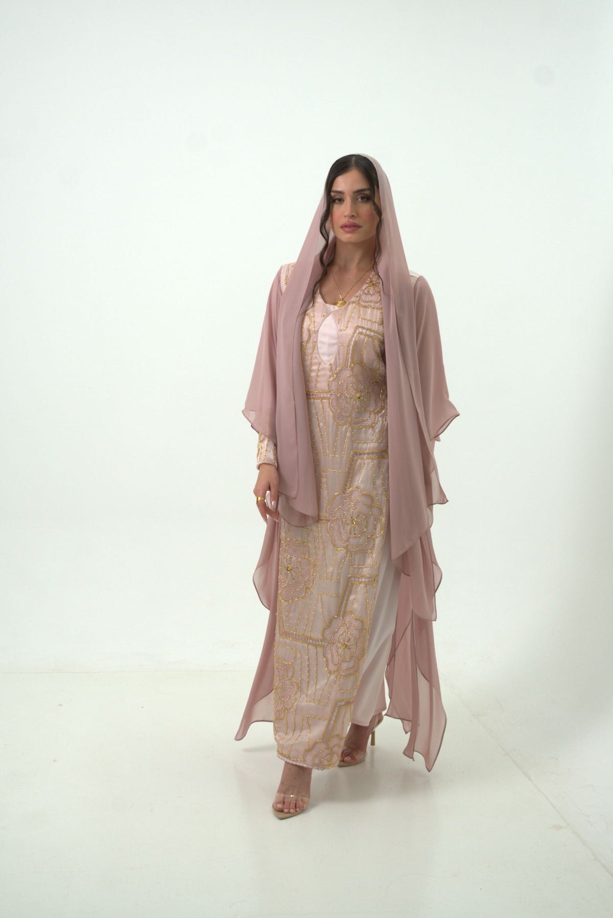 Blush Zahra Embellished Dress