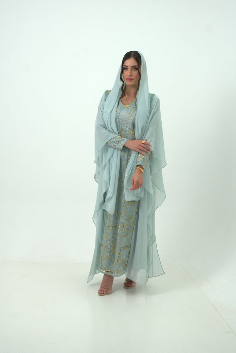 Celeste Bloom Embellished Dress
