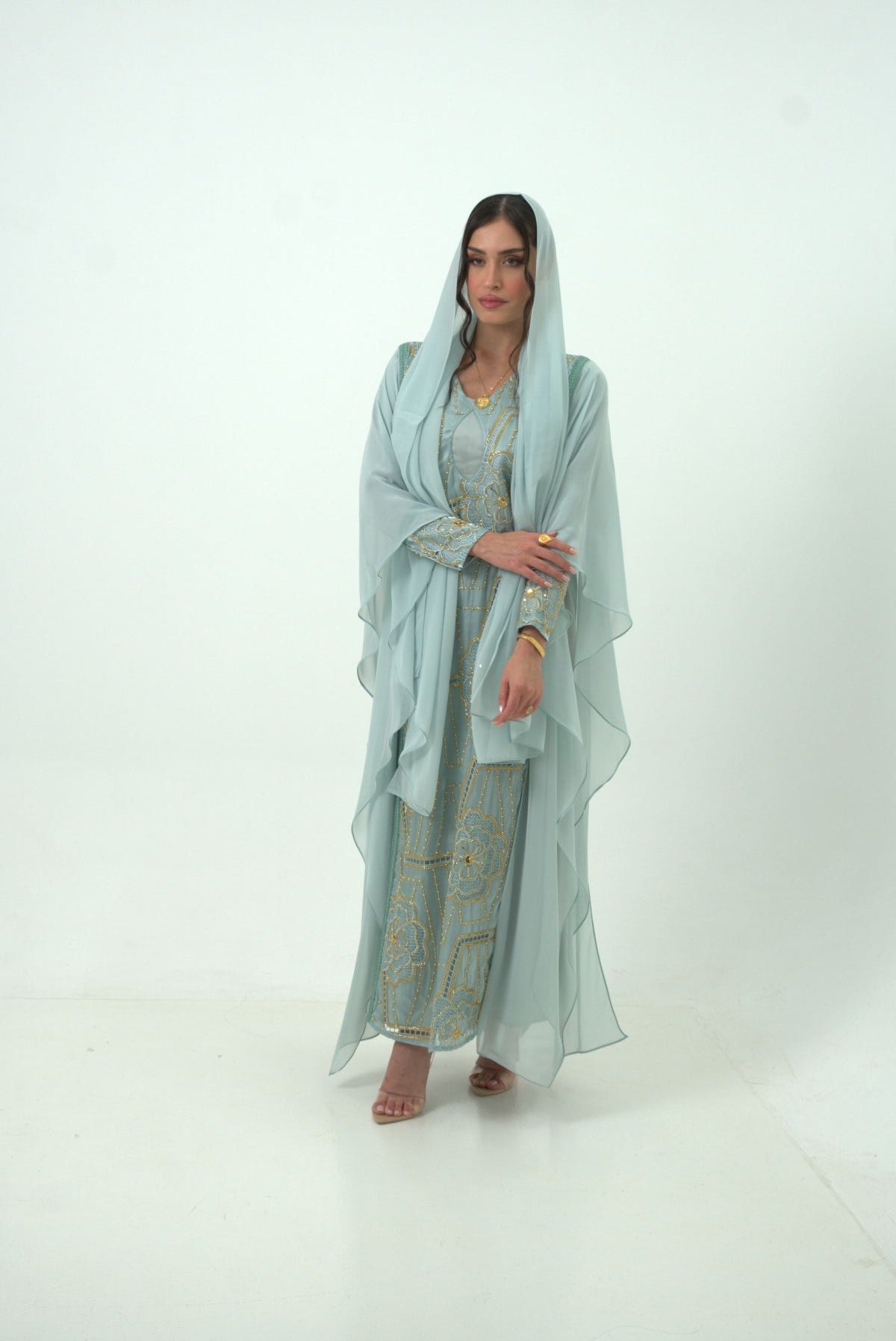 Celeste Bloom Embellished Dress