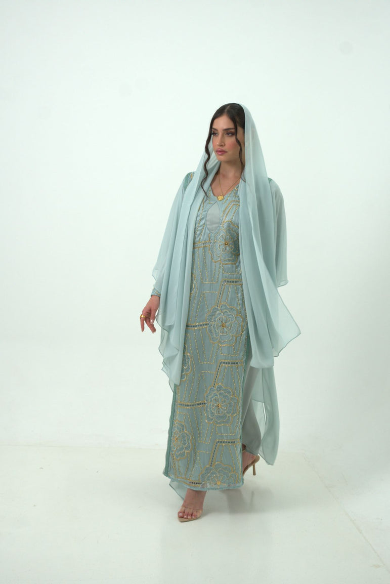 Celeste Bloom Embellished Dress