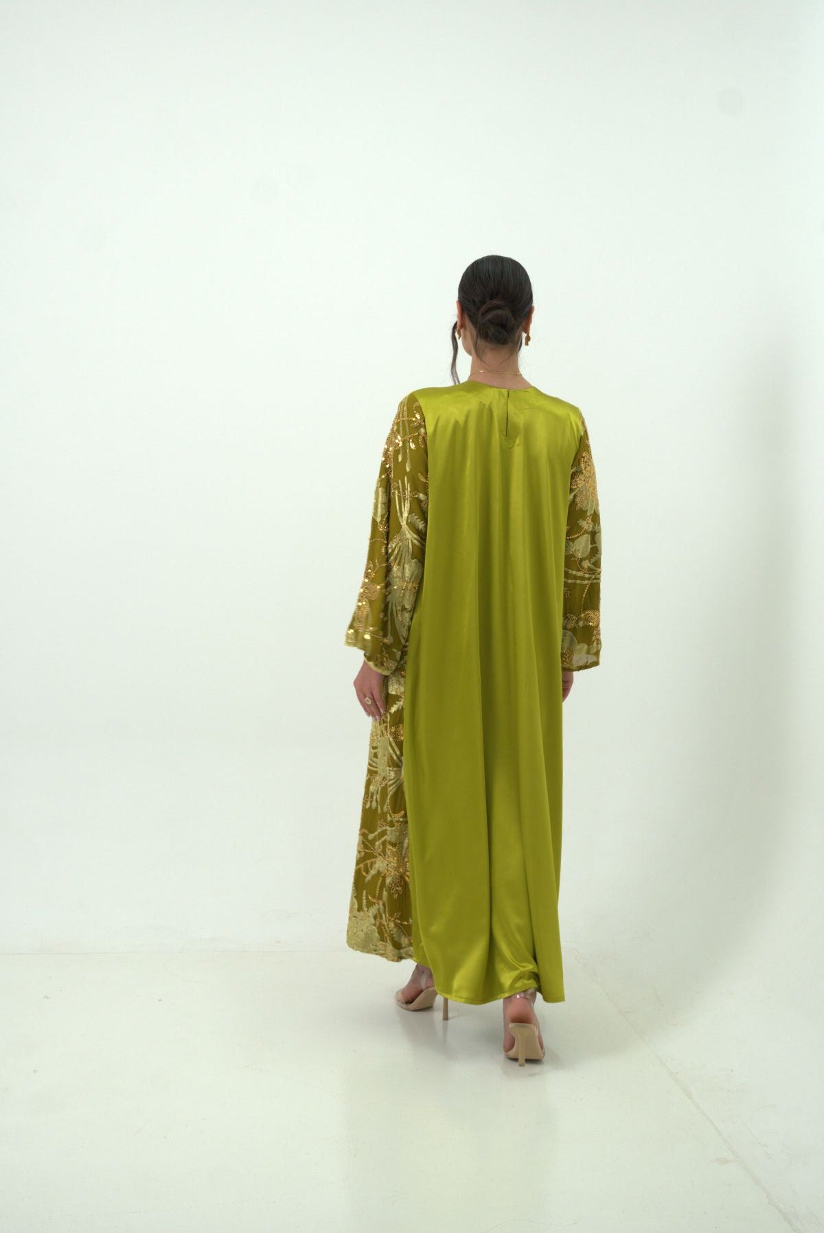 Olive Imperial Bloom Dress