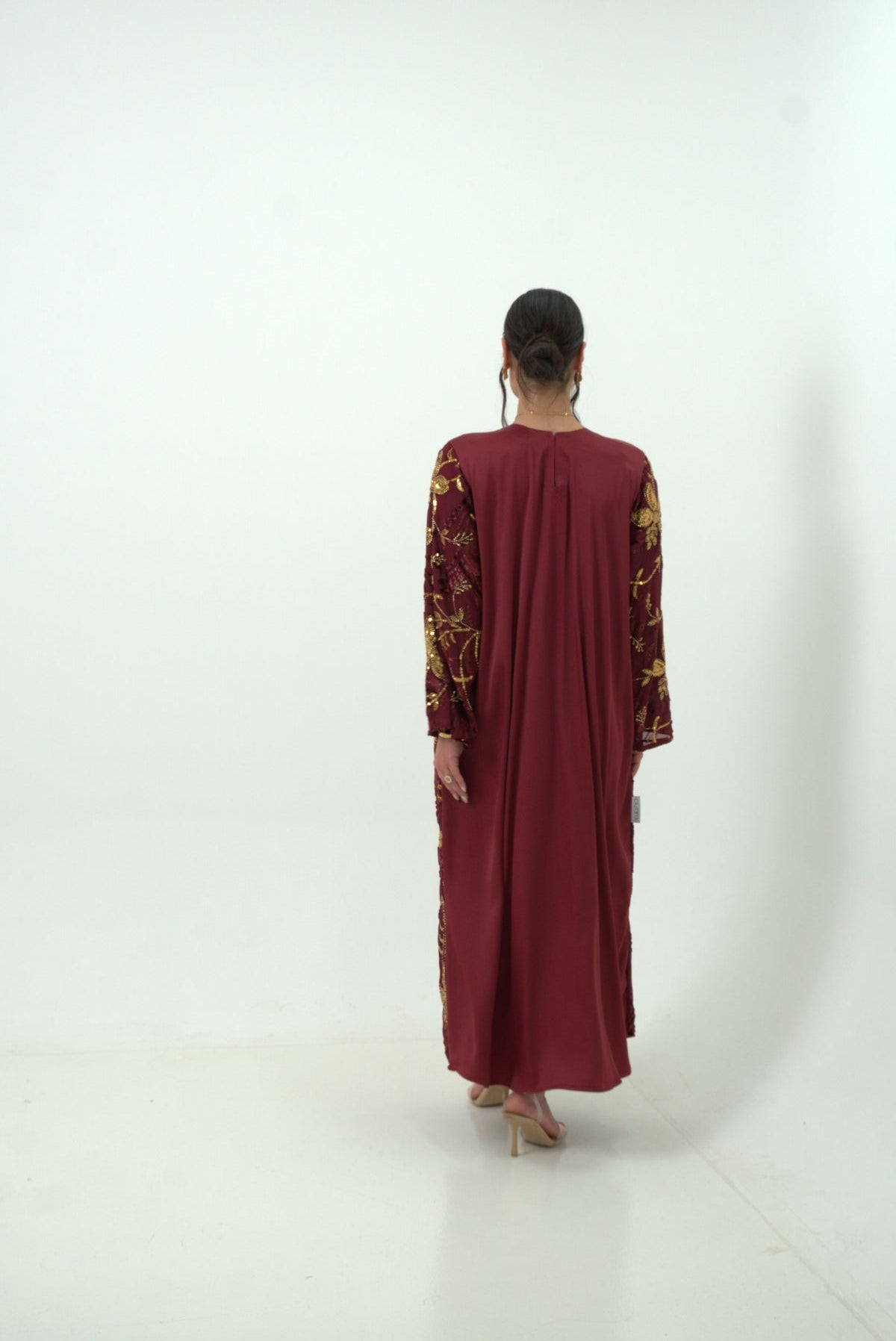 Royal Garnet Bloom Dress