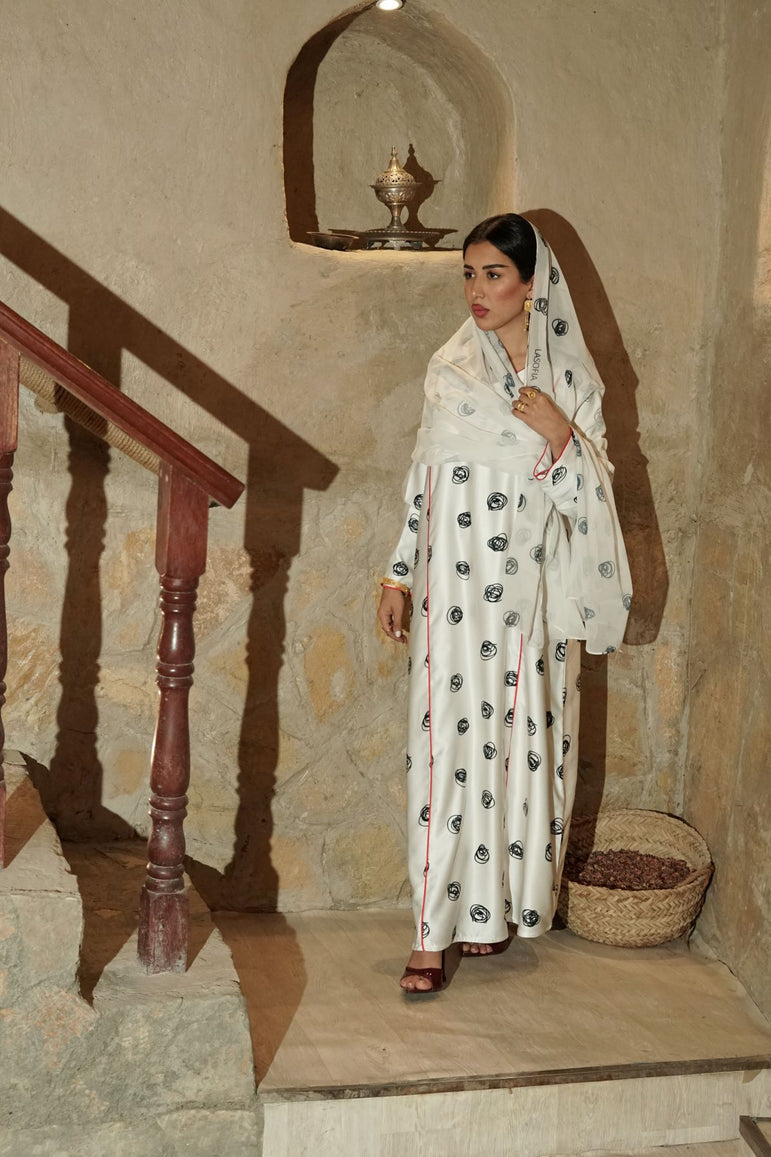 Monochrome Muse Abaya