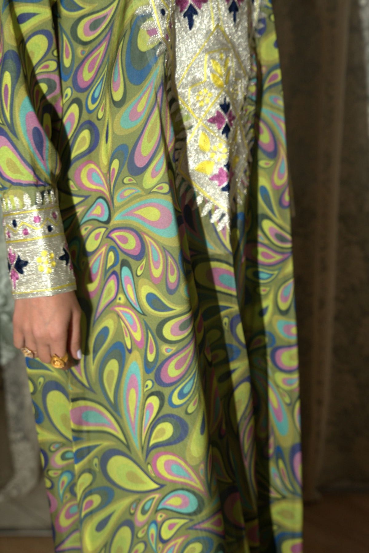 Emerald Mosaic Heritage Dress