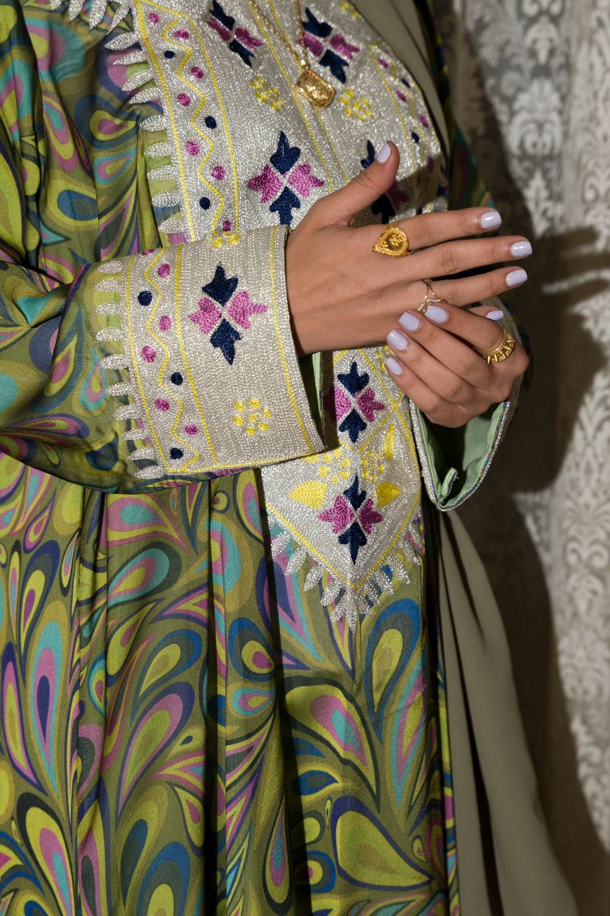Emerald Mosaic Heritage Dress