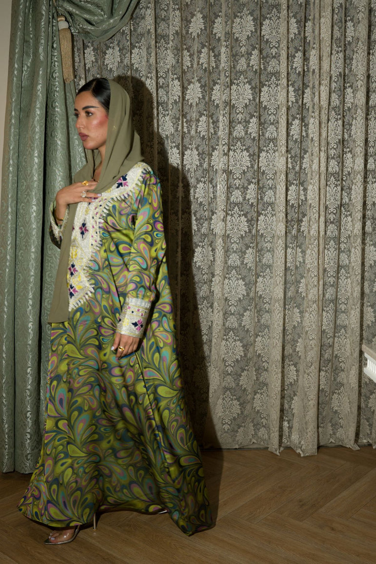 Emerald Mosaic Heritage Dress