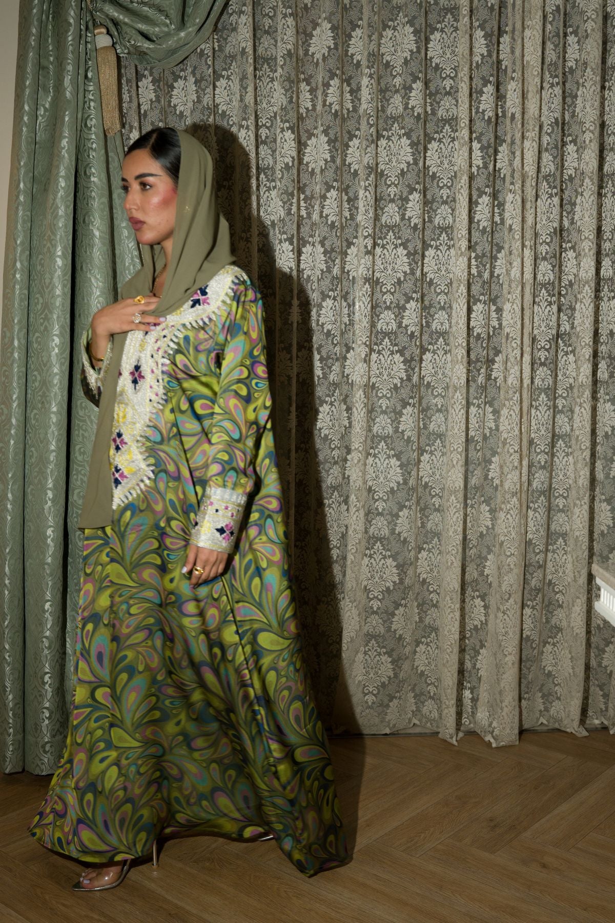 Emerald Mosaic Heritage Dress