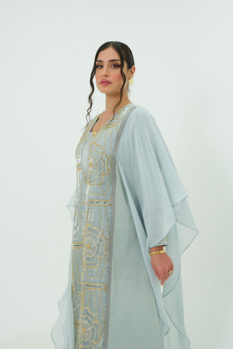 Azure Zahra Embellished Dress