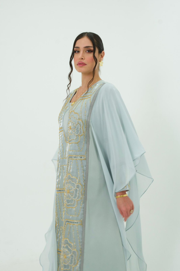 Azure Zahra Embellished Dress